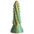 Stegosaurus Dildo - kolczasty silikon - 20cm (zielony)