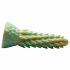 Creature Cocks Stegosaurus - silikonowe dildo z kolcami - 20 cm (zielone) 