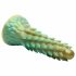 Creature Cocks Stegosaurus - silikonowe dildo z kolcami - 20 cm (zielone) 