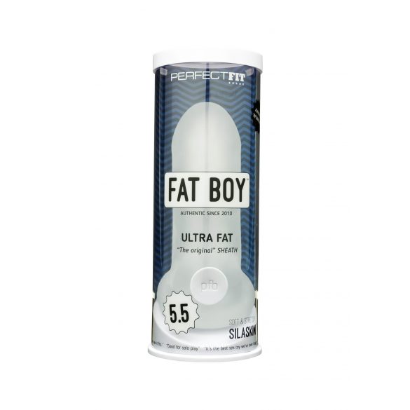 Fat Boy Original Ultra Fat - nakładka na penisa (15 cm) - mlecznobiała