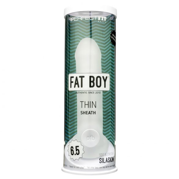 Fat Boy Thin - nakładka na penisa (17 cm) - mlecznobiały