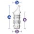 Performance - przezroczysta nakładka na penisa z pierścieniem erekcyjnym