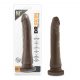 Dr. Skin 8,5 - dildo z zaciskiem - brązowe (20,5 cm) 