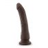 Dr. Skin 8,5 - realistyczny dildo z przyssawką - brązowy (20,5 cm)