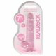 REALROCK - półprzezroczyste, realistyczne dildo - różowe (17 cm) 