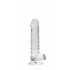 REALROCK - przezroczysty realistyczny dildo - krystaliczny (17 cm)