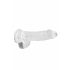 REALROCK - przezroczysty realistyczny dildo - krystalicznie czysty (15 cm)