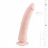 Easytoys - 100% silikonowe dildo (21cm) - naturalne 