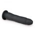 Easytoys - przyssawkowy dildo 100% silikonowy (21 cm) - czarny