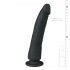 Easytoys - 100% silikonowe dildo (21 cm) - czarne 