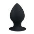 EasyToys Round Butt Plug XL - Dildo analne (czarne) - bardzo duże 