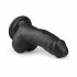 Easytoys - zaciskane dildo do jąder (15 cm) - czarne 