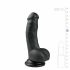 Easytoys - zaciskane dildo do jąder (15 cm) - czarne 