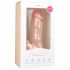 Easytoys - zaciskane dildo do jąder (17,5 cm) - naturalne 