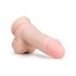 Easytoys - zaciskane dildo do jąder (17,5 cm) - naturalne 