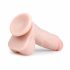 Easytoys - zaciskane dildo do jąder (17,5 cm) - naturalne 