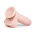 Easytoys - dildo z przyssawką i jądrami (17,5 cm) - naturalny