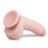 Easytoys - dildo z zaciskiem na jądra (20 cm) - naturalne 