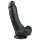 Easytoys - zaciskane dildo do jąder (20 cm) - czarne 