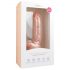 Easytoys - dildo z przyssawką i jądrami (22,5 cm) - naturalny