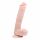 Easytoys - duże dildo z jądrami (26,5 cm) - naturalne 