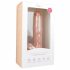 Easytoys - duże dildo z jądrami (26,5 cm) - naturalne 