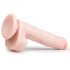 Easytoys - duży dildo z przyssawką i jądrami (26,5cm) - naturalny