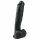 Easytoys - Zaciskane, duże dildo do jąder (26,5 cm) - czarne 