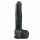 Easytoys - Zaciskane, duże dildo do jąder (29,5 cm) - czarne 