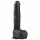 Easytoys - czarny, duży dildo z przyssawką (29,5 cm)