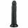 Easytoys - zaciskane, realistyczne dildo (20,5 cm) - czarne 