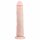 Easytoys - zaciskane, bardzo duże dildo (28,5 cm) - naturalne 