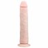 Easytoys - zaciskane, bardzo duże dildo (28,5 cm) - naturalne 