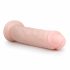 Easytoys - zaciskane, bardzo duże dildo (28,5 cm) - naturalne 