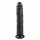 Easytoys - Bardzo duże dildo z zaciskiem (28,5 cm) - czarne 