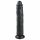 Easytoys - Bardzo duże dildo z zaciskiem (28,5 cm) - czarne 