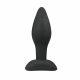 Easytoys - Silikonowy korek analny dildo - mały (czarny) 