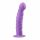 Easytoys - falisty, przyssawkowy dildo (fioletowy)