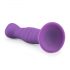 Easytoys - falisty, przyssawkowy dildo (fioletowy)