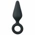 Easytoys Pointy Plug S - Dildo analne (czarny) - mały 