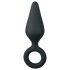 Easytoys Pointy Plug S - korek analny (czarny) - mały