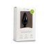 Easytoys Pointy Plug - dildo analne z pierścieniem mocującym - średni (czarny) 