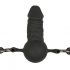 Easytoys - Becumiztad Mouthpieces with Dildo (czarny) 