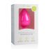 Easytoys Diamond - dildo analne z białym kamieniem (duże) - różowe 