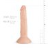 Real Fantasy Blane - realistyczny dildo - 20 cm (naturalny)