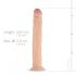 Real Fantasy Shawn - tapado-footed realistyczne duże dildo (35cm) - naturalne 