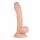 Real Fantasy Vince - dildo z jądrami i napletkiem - 19,5 cm (naturalny)