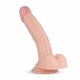 Real Fantasy Derek - zaciskane dildo z jądrami (22 cm) - naturalne 