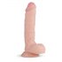 Real Fantasy Glynn - realistyczny dildo z jądrami - 25 cm (naturalny)