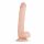 Real Fantasy Elvin - zaciskane dildo z jądrami (28 cm) - naturalne 